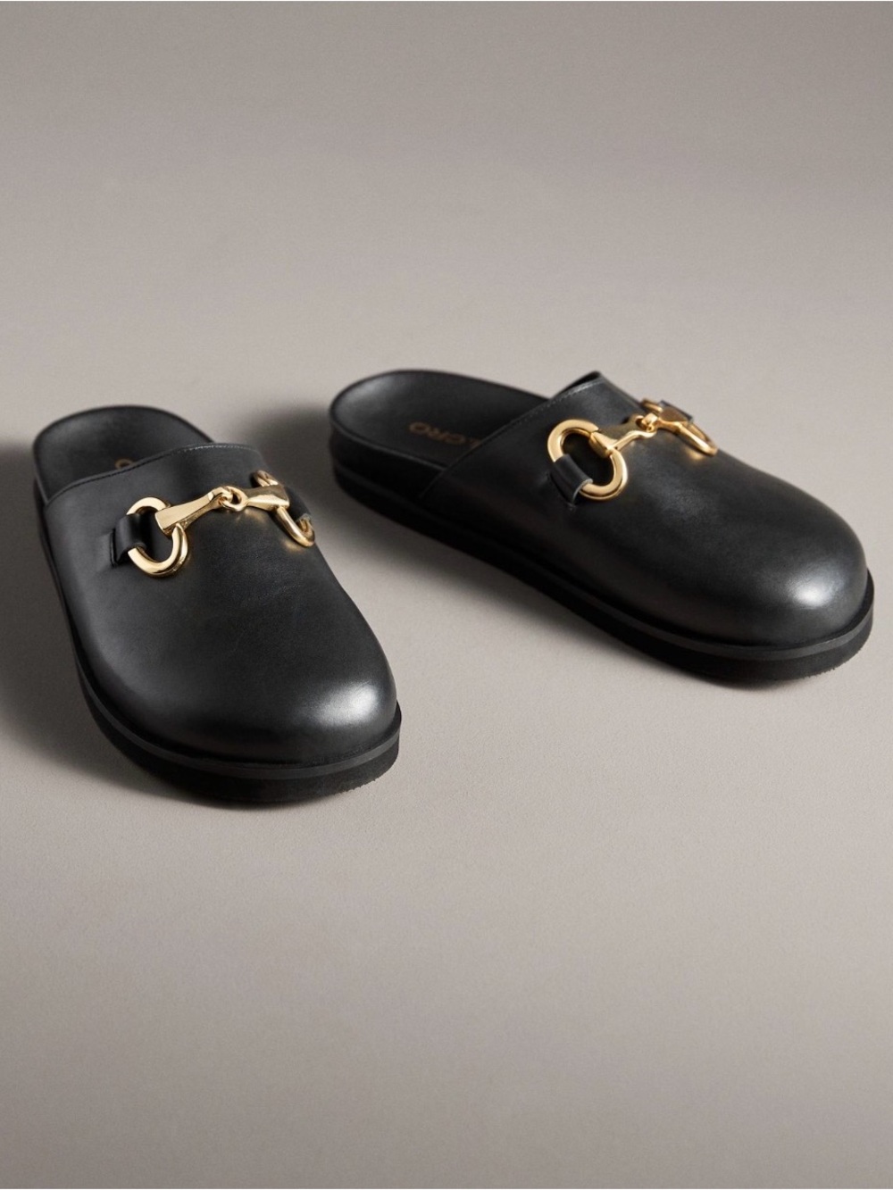 Pilcro Anthropologie Horsebit Buckle Clogs